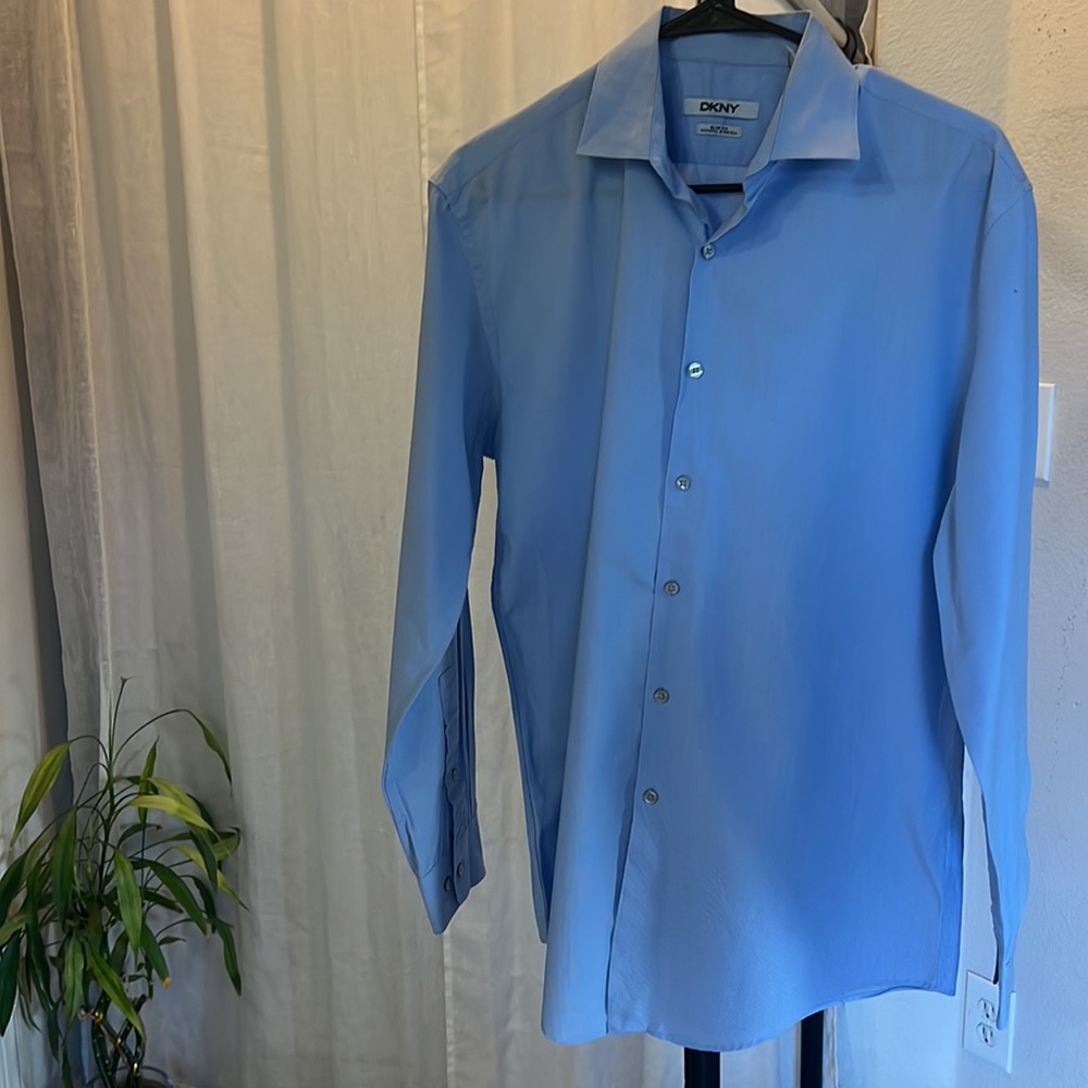 DKNY blue shirt